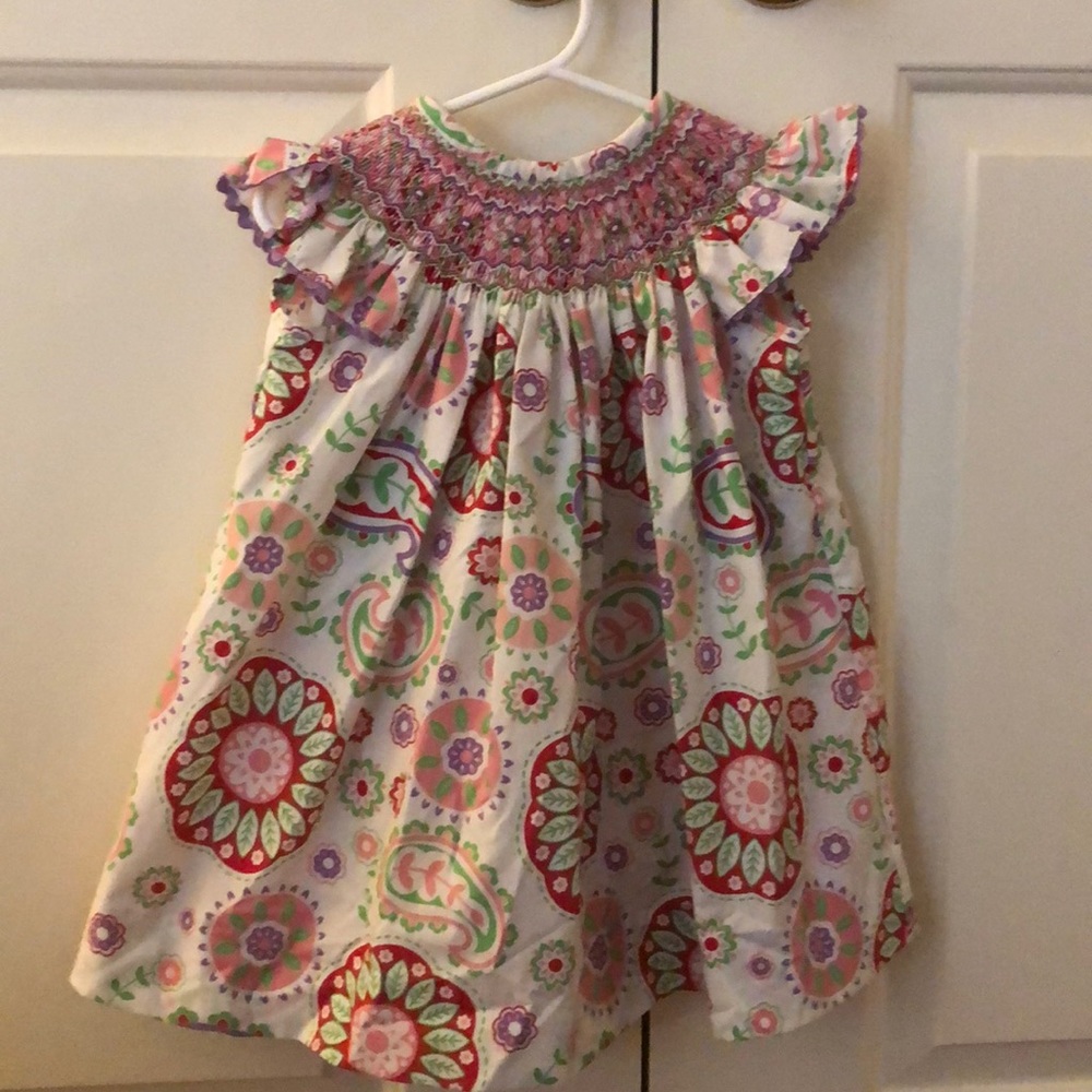 Smocked dress size 12 months